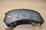 00-02 SILVERADO 2500 INSTRUMENT CLUSTER SPEEDOMETER 15055352 TRANS TEMP REMAN