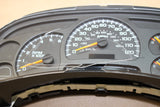 03-04 1500 2500 TAHOE SIERRA SPEEDOMETER INSTRUMENT CLUSTER 15190826 REBUILT