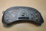 03-04 2500 SILVERADO SIERRA TRANS TEMP INSTRUMENT CLUSTER SPEEDOMETER 15182149