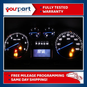 07-14 CADILLAC ESCALADE INSTRUMENT CLUSTER SPEEDOMETER TN257430-1167 TESTED